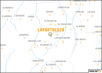 map of La Fortaleza