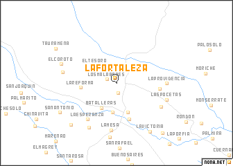 map of La Fortaleza