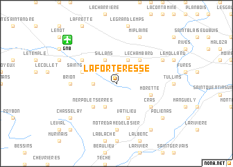 map of La Forteresse