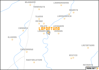 map of La Fortuna