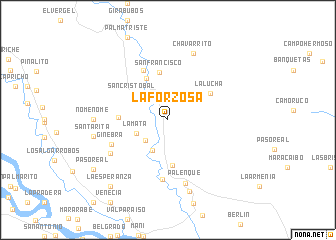 map of La Forzosa