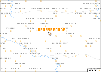 map of La Fosse Ronde