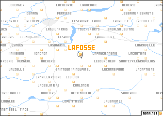 map of La Fosse