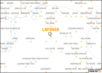 map of La Fosse