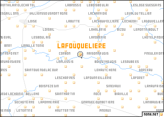 map of La Fouquelière