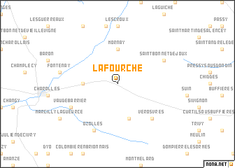 map of La Fourche