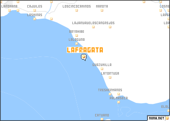 map of La Fragata