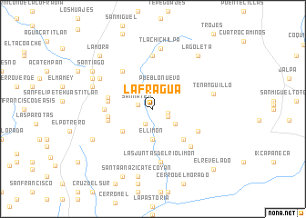 map of La Fragua