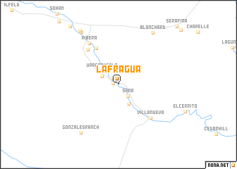 map of La Fragua