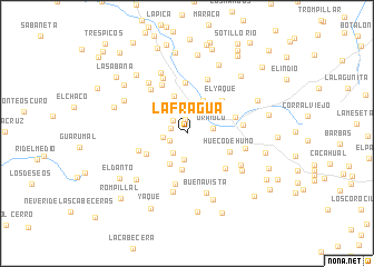 map of La Fragua