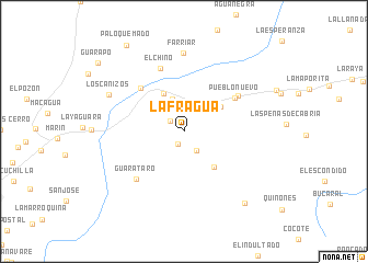 map of La Fragua