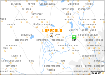 map of La Fragua