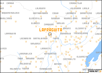 map of La Fragüita