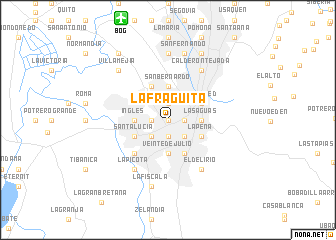 map of La Fragüita
