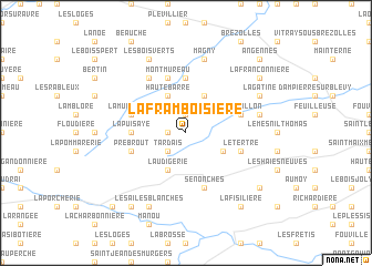 map of La Framboisière