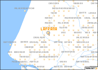 map of Lafrana