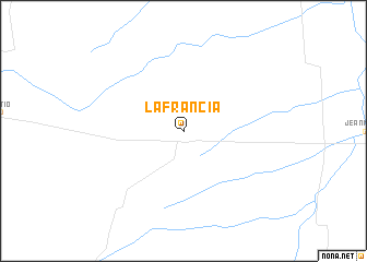 map of La Francia
