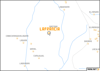 map of La Francia