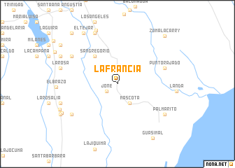 map of La Francia