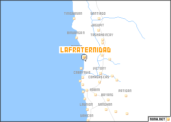 map of La Fraternidad