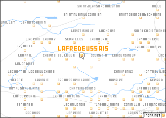 map of La Fredeussais