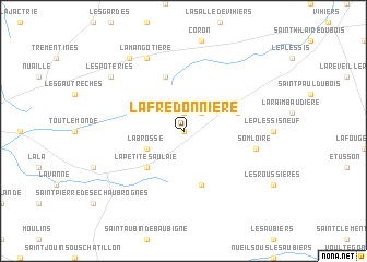 map of La Fredonnière