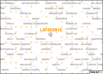 map of La Frenaye