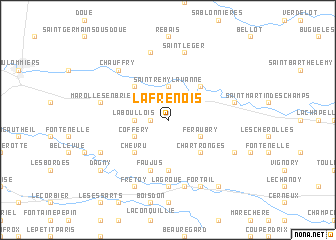map of La Frenois