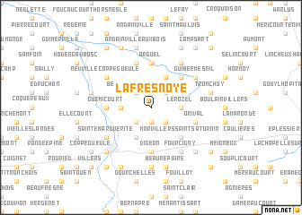 map of Lafresnoye