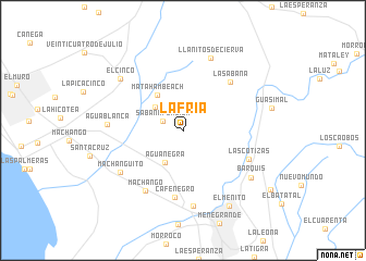 map of La Fría