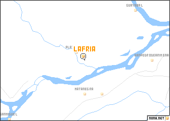 map of La Fría