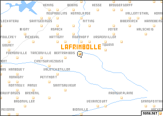 map of Lafrimbolle