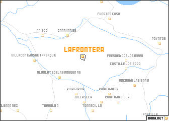 map of La Frontera