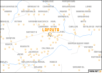 map of La Fruta