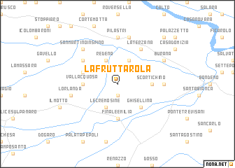 map of La Fruttarola