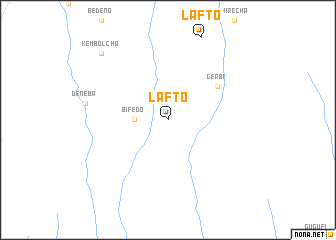 map of Lafto