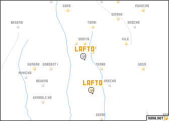 map of Lafto