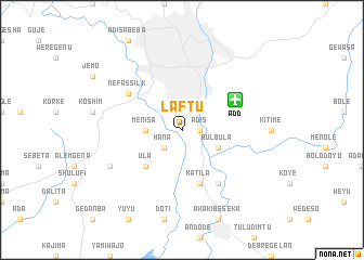 map of Laftu