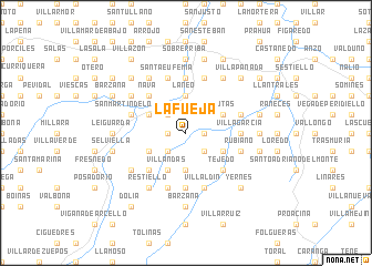 map of La Fueja