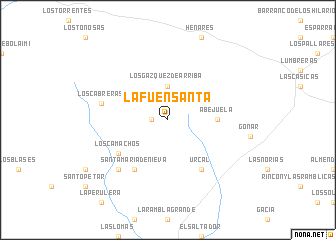 map of La Fuensanta