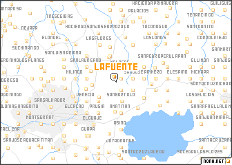 map of La Fuente