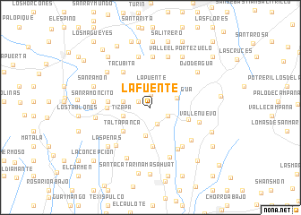 map of La Fuente