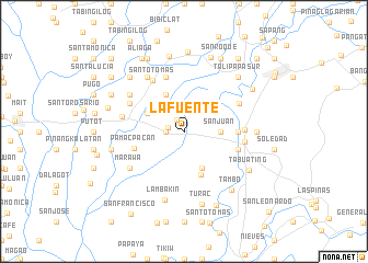 map of La Fuente