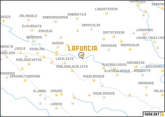 map of La Funcia