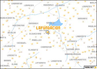 map of La Fundación