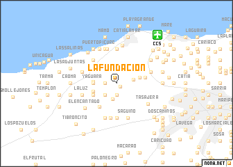 map of La Fundación