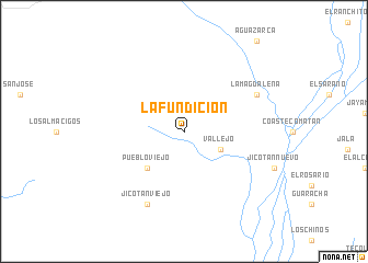 map of La Fundición