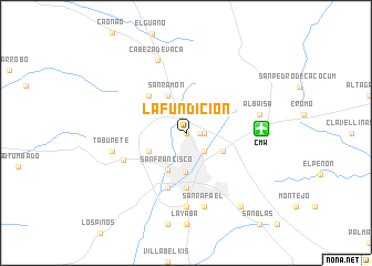 map of La Fundición