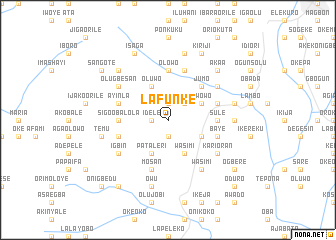 map of Lafunke