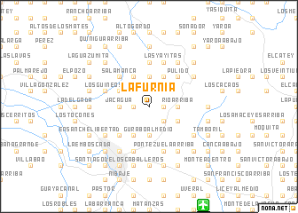 map of La Furnia